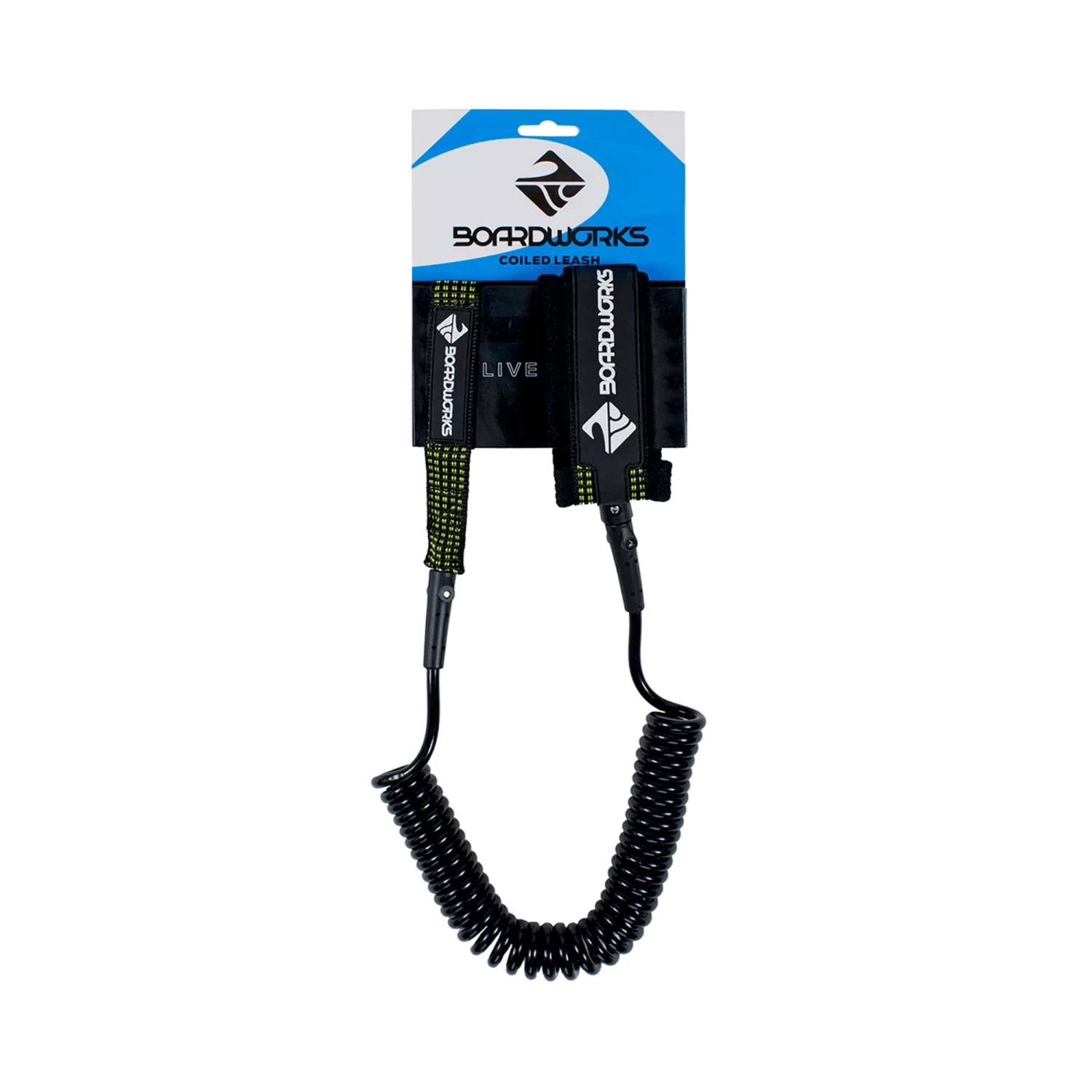 11' Coiled Paddle Board Leash 1 11' Coiled Paddle Board Leash