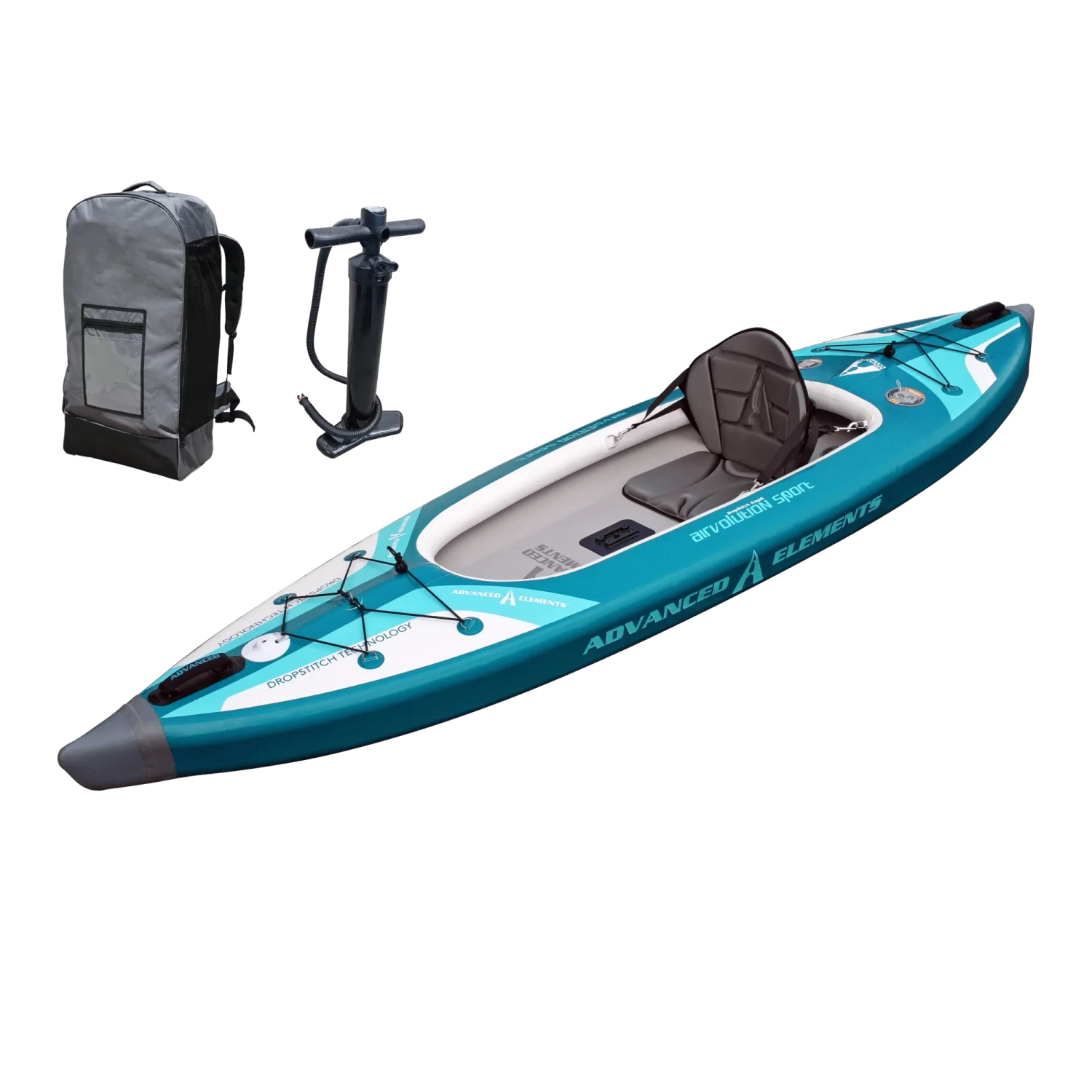 Advanced Elements AirVolution™ Sport Recreational Kayak With Pump 1 Advanced Elements AirVolution™ Sport Recreational Kayak With Pump