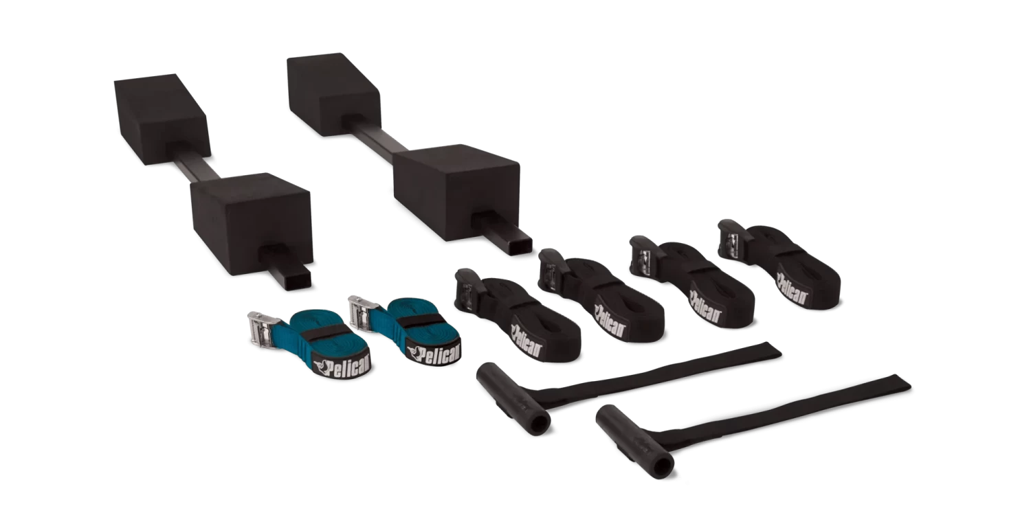 Pelican DLX SUP Or Kayak Car-Top Carrier Kit 1 Pelican DLX SUP Or Kayak Car-Top Carrier Kit