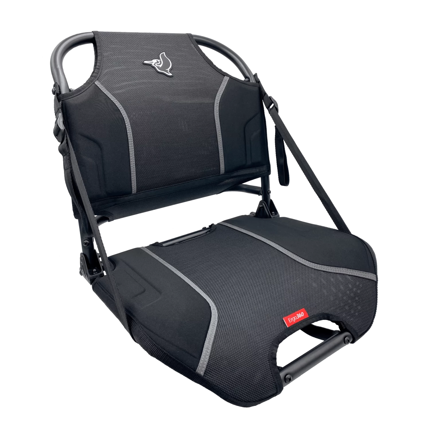 Pelican Folding Seat With Ergo360 Cushion - Black 1 Pelican Folding Seat With Ergo360 Cushion - Black